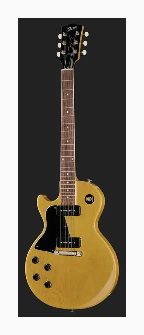 Gibson LP Special SC TV Yellow LH, linie korpusu z góry