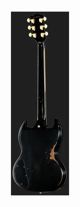Gibson SC Custom EB Batwing HA CS, prog zerowy i pierwsze pozycje na gryfie