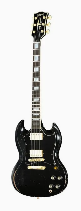 Gibson SC Custom EB Batwing HA CS z bliska od przodu