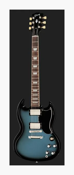 Gibson SG ´61 Standard Pelham Blue, przetworniki i gałki regulacji