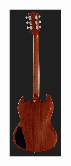 Gibson SG Special Vintage Cherry, główka z kluczami i logo