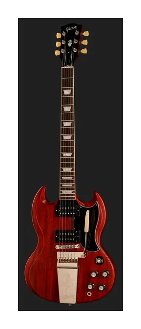 Gibson SG Standard EB LH, korpus i lakier z bliska
