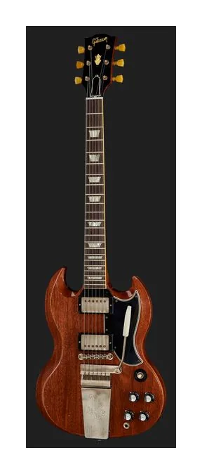 Gibson SG Standard '61 Faded Maestro, główka z kluczami i logo