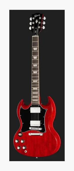 Gibson SG Standard HC, korpus i lakier z bliska
