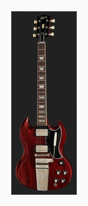 Gibson SG Standard '61 Faded VCS, korpus i lakier z bliska