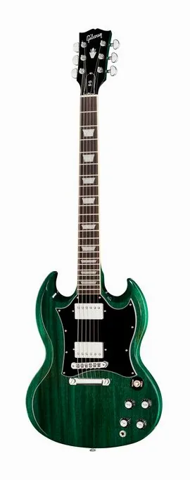 Gibson SG Standard Trans. Teal widziana od przodu