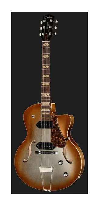 Godin 5th Ave Kingpin II DLX Copper, korpus i lakier z bliska