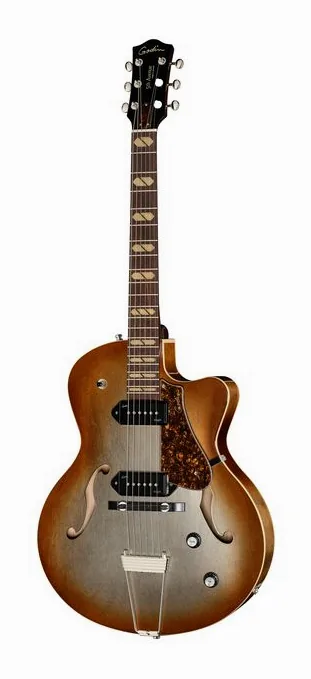 Godin 5th Ave Kingpin II DLX Copper z bliska od przodu