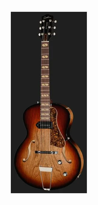 Godin 5th Ave Kingpin P90 DLX VB, gryf i podstrunnica z boku