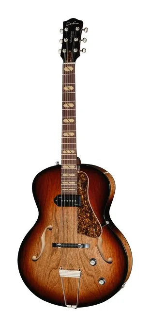 Godin 5th Ave Kingpin P90 DLX VB z bliska od przodu