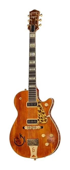 Gretsch 6130CS 55 DuoJet Western Relic sfotografowana frontalnie