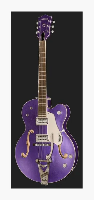 Gretsch 6120CST 59 Black Paisley Relic widziana od przodu