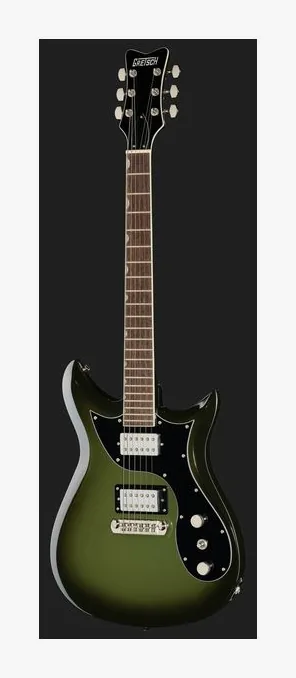 Gretsch EMTC CVT HVNA BRST ujęta od przodu na neutralnym tle