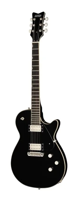 Gretsch EMTC Premier Jet ONYX STRM ujęta od przodu na neutralnym tle