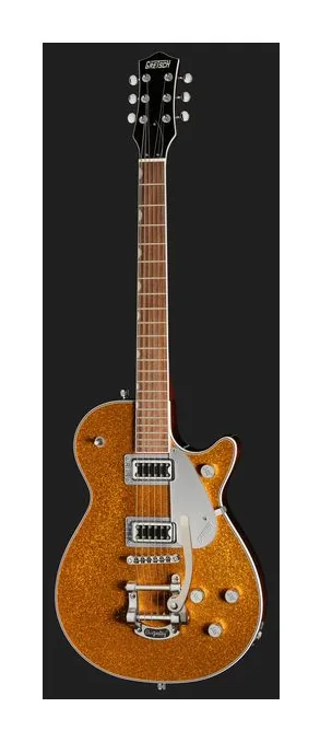 Gretsch EMTC Sparkle Jet FT GLD SPK, linie korpusu z góry