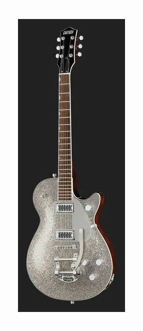 Gretsch EMTC Sparkle Jet FT GLD SPK sfotografowana frontalnie