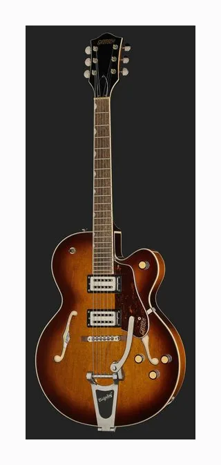 Gretsch G2420T STRML HLW SC HVNA, linie korpusu z góry
