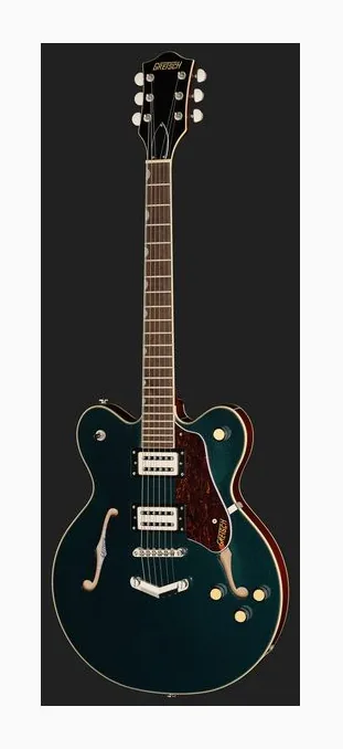 Gretsch G2622 STRML CB DC GNMTL z bliska od przodu