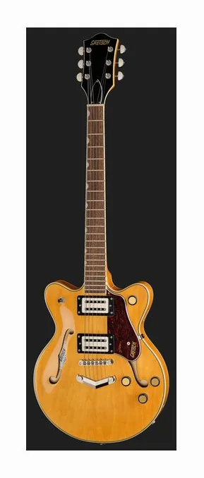 Gretsch G2655 STRML CB JR DC BLK z bliska od przodu