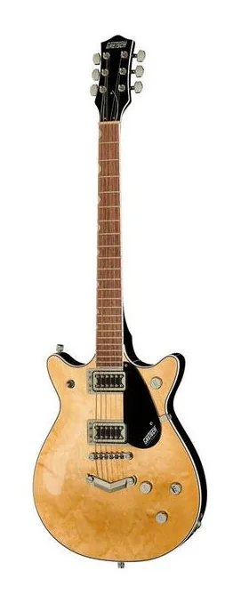 Gretsch G5222 EMTC D. Jet BT V-St. NAT ujęta od przodu na neutralnym tle