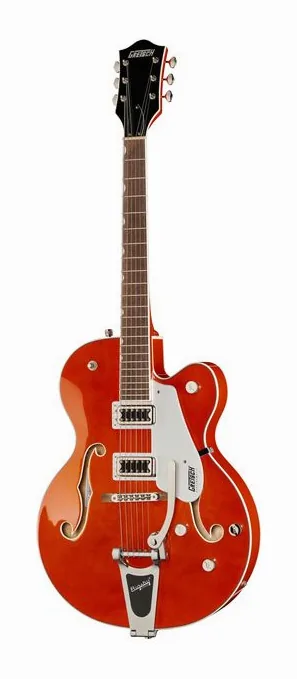 Gretsch G5420T Electromatic OS ujęta od przodu na neutralnym tle