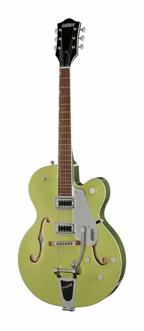 Gretsch G5420T EMTC CLS HLW ANV GRN sfotografowana frontalnie