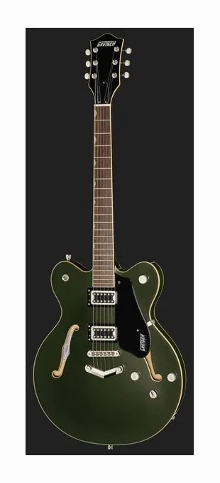 Gretsch G5622 EMTC CB OLV MET, przełącznik przetworników i gniazdo wyjściowe