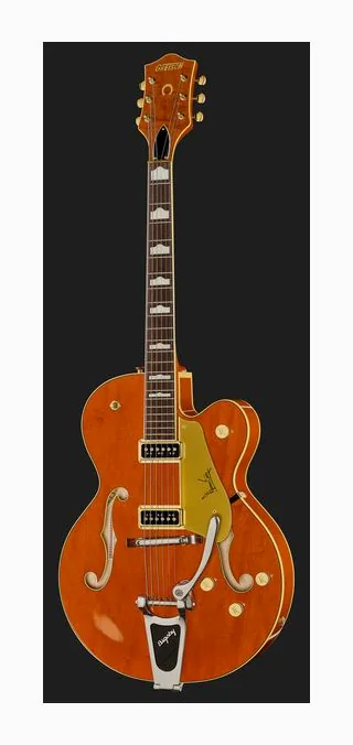 Gretsch G6120DE Duane Eddy, prog zerowy i pierwsze pozycje na gryfie