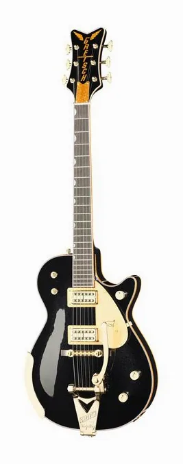Gretsch G6134TG-58 LTD Custom Peng NE ujęta od przodu na neutralnym tle