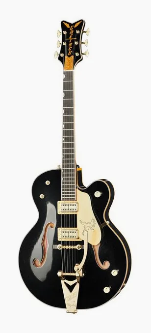 Gretsch G6136TG-58 LTD Cust Falcon NE ujęta od przodu na neutralnym tle
