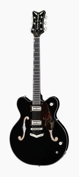 Gretsch G6636-RF Richard Fortus Black widziana od przodu