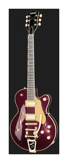 Gretsch Pro Broadkaster JR LX BLKBRY, profil boczny korpusu