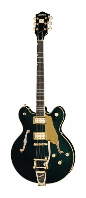 Gretsch Pro Broadkaster LX CDG ujęta od przodu na neutralnym tle