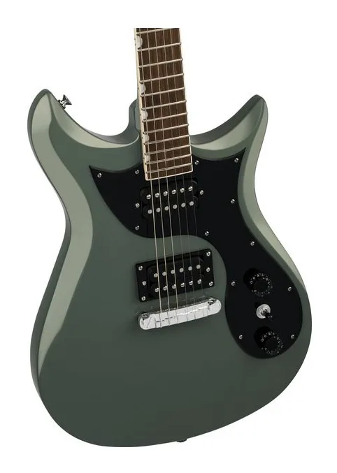 Gretsch Streamliner CVT OLV DRB, główka z kluczami i logo
