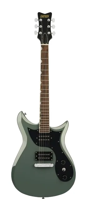 Gretsch Streamliner CVT OLV DRB ujęta od przodu na neutralnym tle