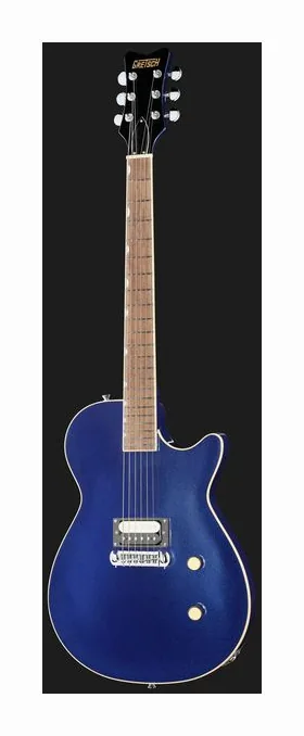 Gretsch STRML JET CLB 1PU JT BLK sfotografowana frontalnie