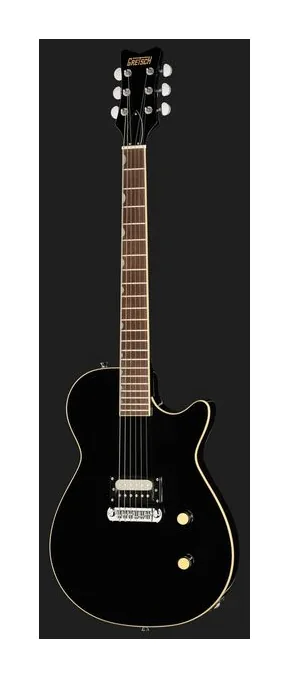Gretsch STRML JET 1PU JT BLK, przełącznik przetworników i gniazdo wyjściowe