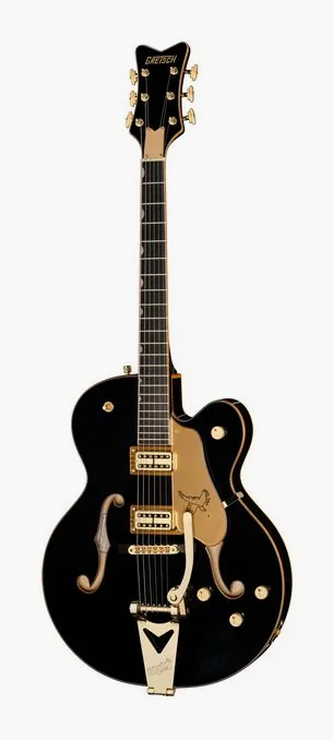 Gretsch Synchromatic Falcon BB Black widziana od przodu