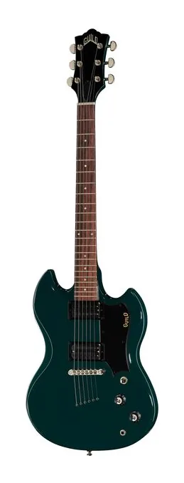 Guild Polara Blue Steel sfotografowana frontalnie