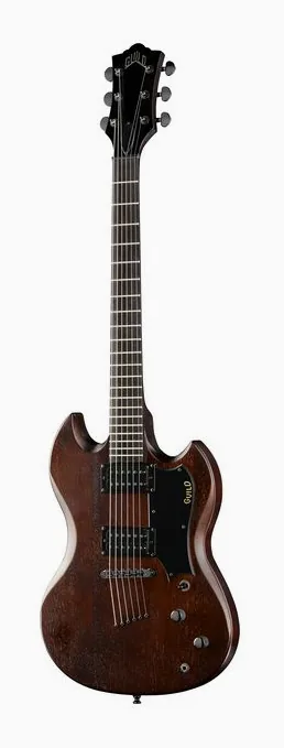 Guild Polara Limited Vintage Walnut z bliska od przodu