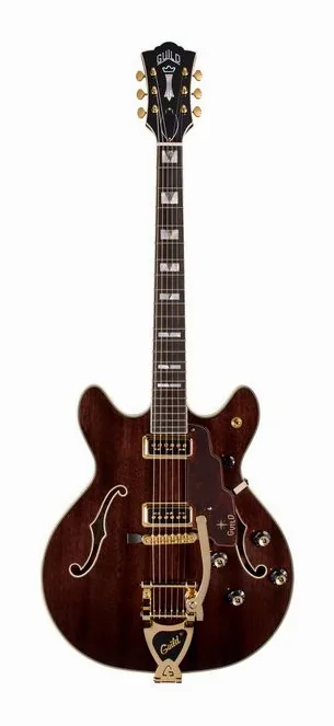Guild Starfire Custom DC GVT NST, korpus i lakier z bliska