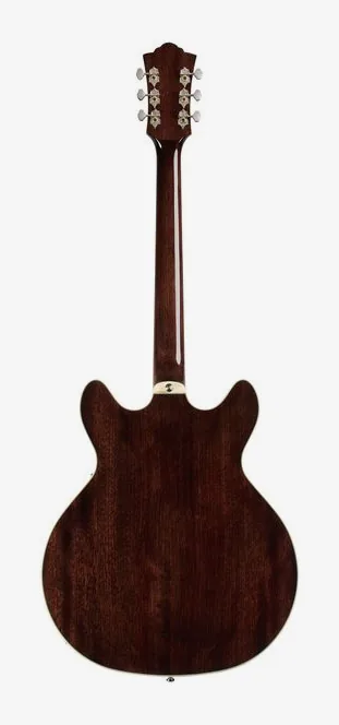 Guild Starfire Deluxe DC NST, gryf i podstrunnica z boku