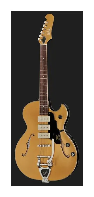 Guild Starfire I Jet 90 Gold Top, gryf i podstrunnica z boku