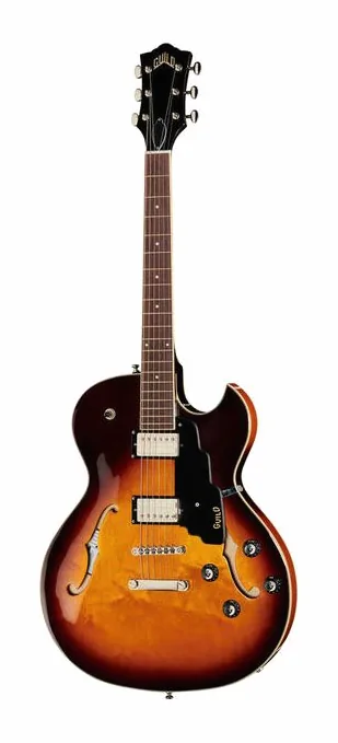 Guild Starfire I SC Antique Burst widziana od przodu