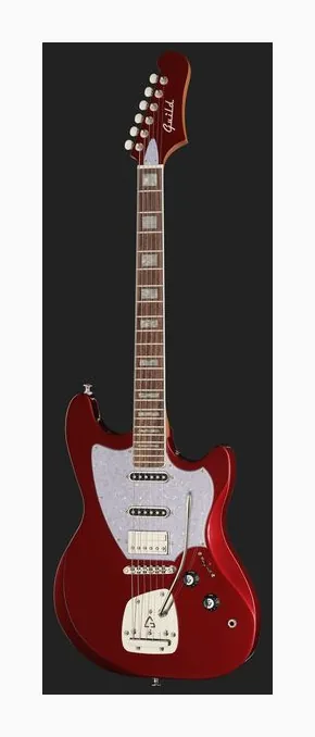 Guild Surfliner Deluxe Scarlett Red, profil boczny korpusu