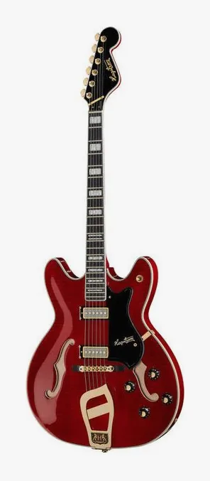 Hagstrom ´67 Viking II WCT ujęta od przodu na neutralnym tle