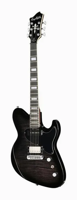 Hagstrom Adina Dark Storm ujęta od przodu na neutralnym tle