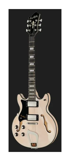 Hagstrom Alvar LH Swedish Frost, gryf i podstrunnica z boku