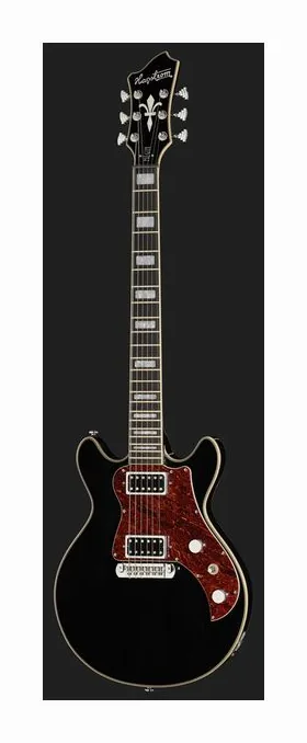 Hagstrom Megin Black Gloss, prog zerowy i pierwsze pozycje na gryfie