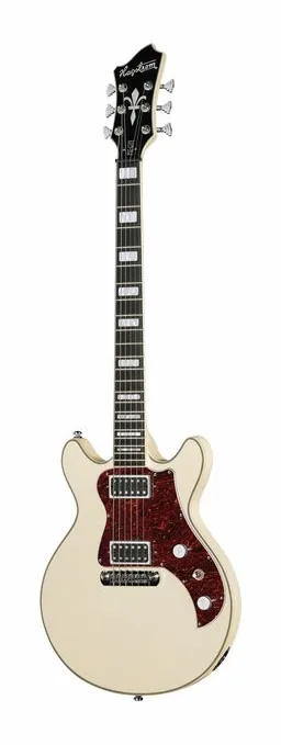 Hagstrom Megin Creme widziana od przodu